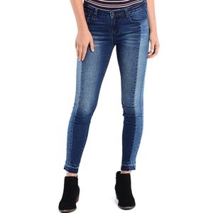 Kensie Two-tone Mixed Denim Jeans
